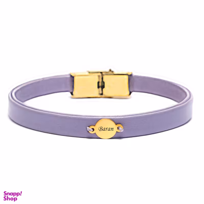 دستبند طلا 18 عیار زنانه لیردا مدل اسم باران 6500