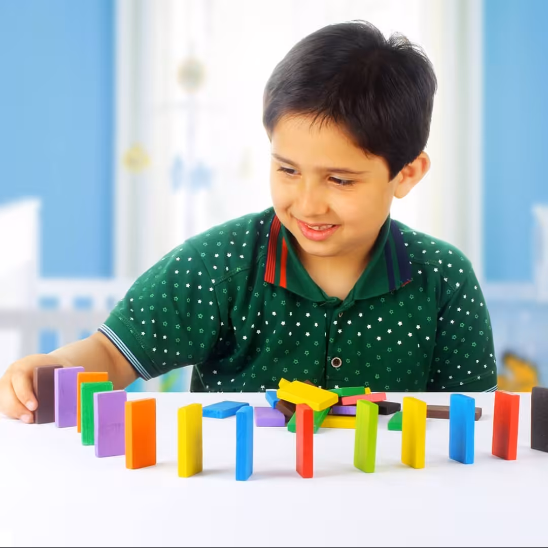 اسباب بازی دومینو چوبی

