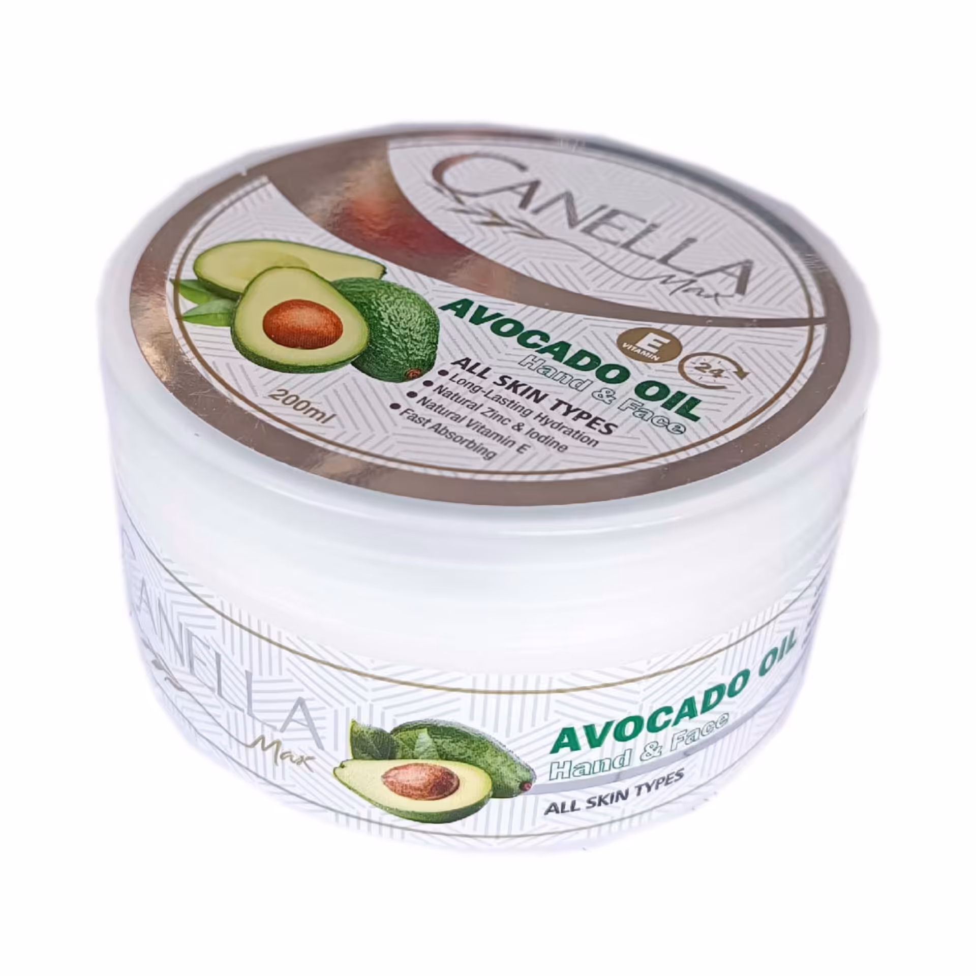 کرم مرطوب دست و صورت مناسب انواع پوست
 حجم 200 میل
  مدل کاسه ای
غنی از ویتامین E
 با عصاره آواکادو