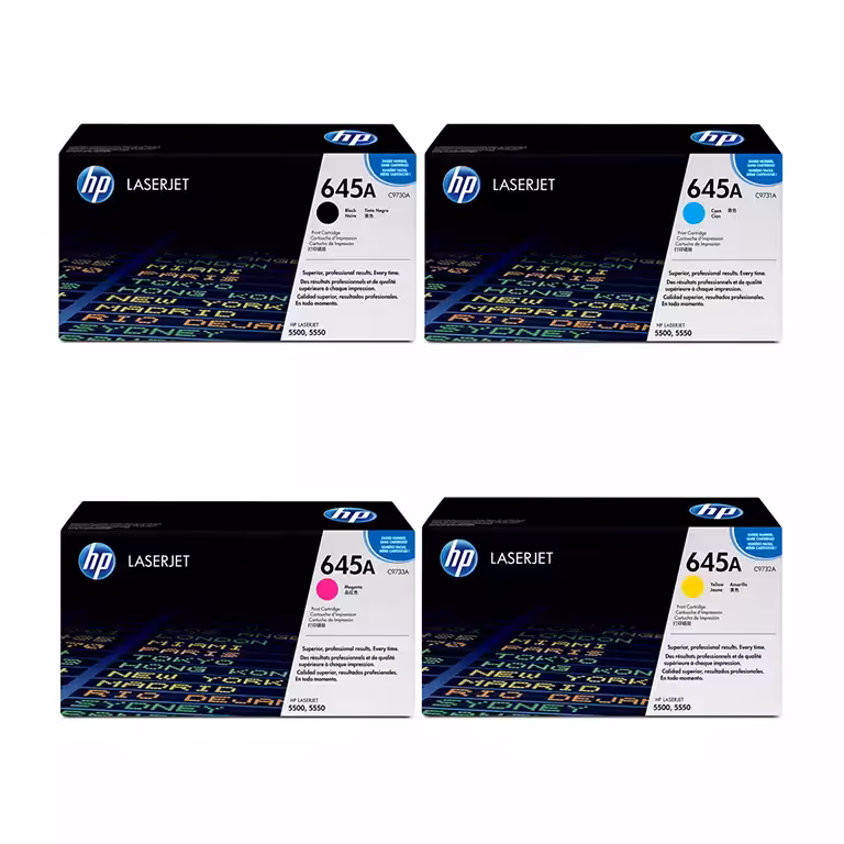 کیت کارتریج تونر رنگی اچ پی 645A