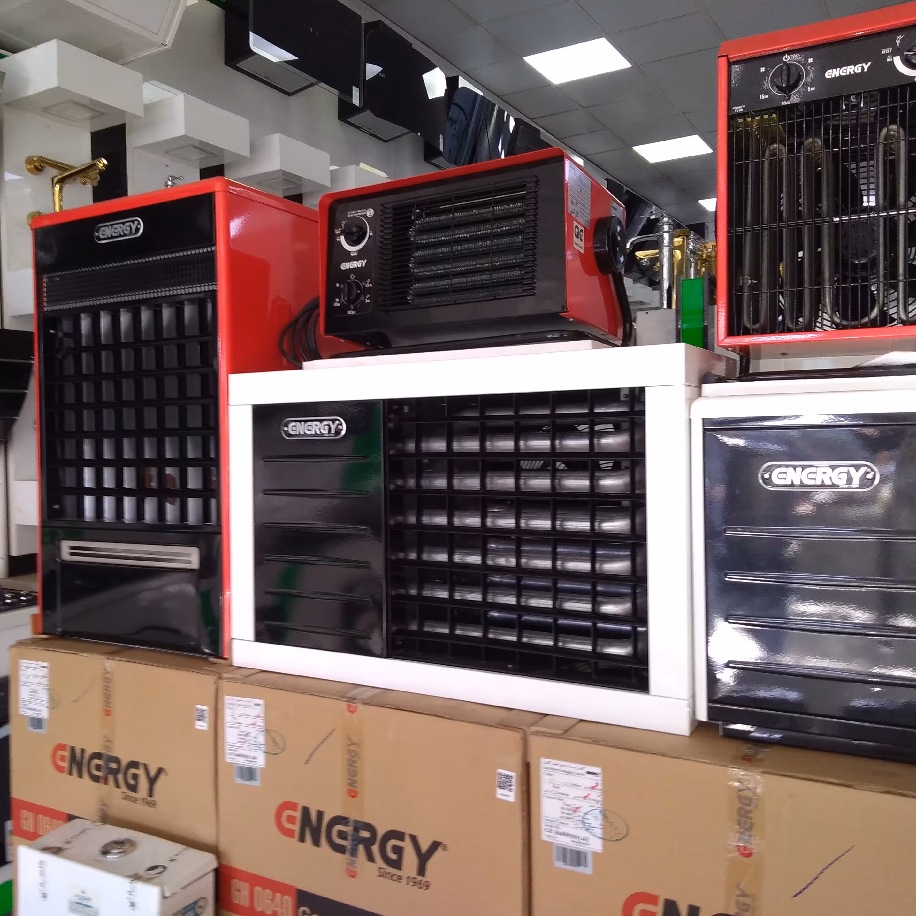 بخاری فن دار تک فاز EH 0045