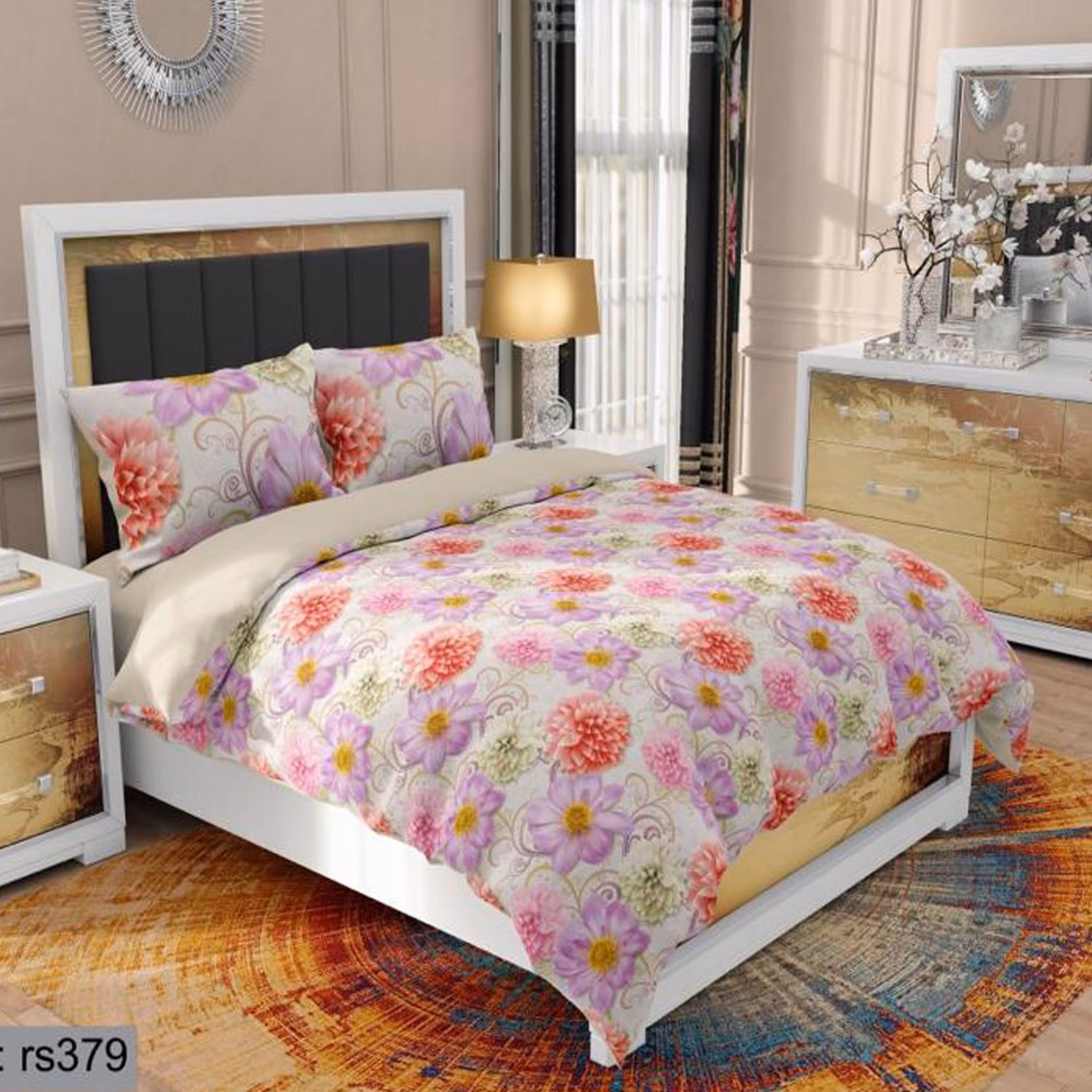 سرویس روتختی 2 نفره تنسل چاپی برندترک لند(Turk Land) rs 379
