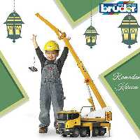 اسباب بازی جرثقیل اسکانیا bruder مدل Scania R-Series 03570