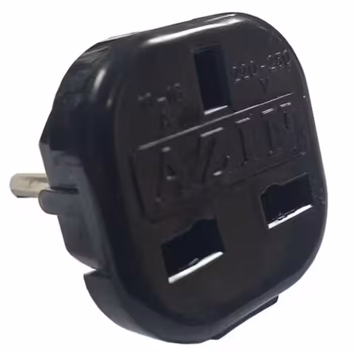 تبدیل سه به دو مناسب جهت اتصال شارژر به پریز