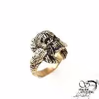 انگشتر کله اسکلت طلاروس کد 9582