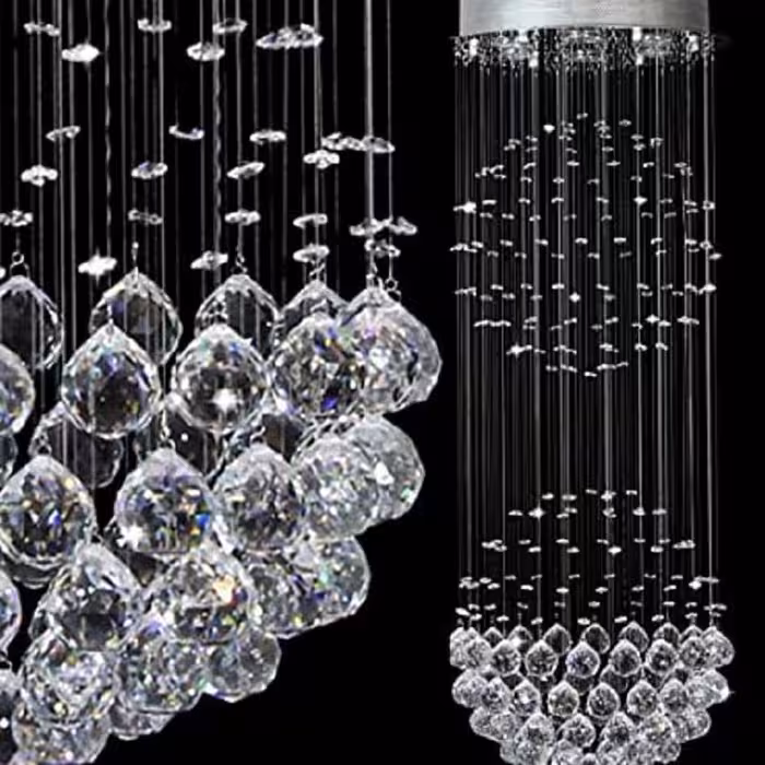 لوستر ریسه ای مدل دو کره طلایی صفحه 50