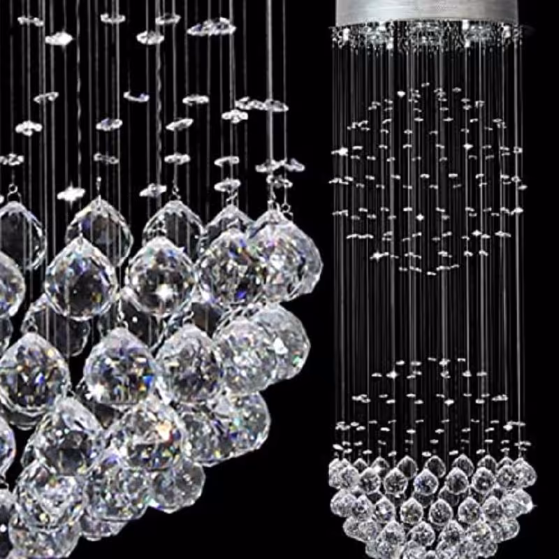 لوستر ریسه ای مدل دو کره طلایی صفحه 50