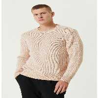 پلیور چند رنگ مردانه اندازه ژاکت ماهی قزل آلا: L Network