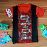 تیشرت بچگانه POLO  دو رنگ توری خور سایز 45، 50، 55