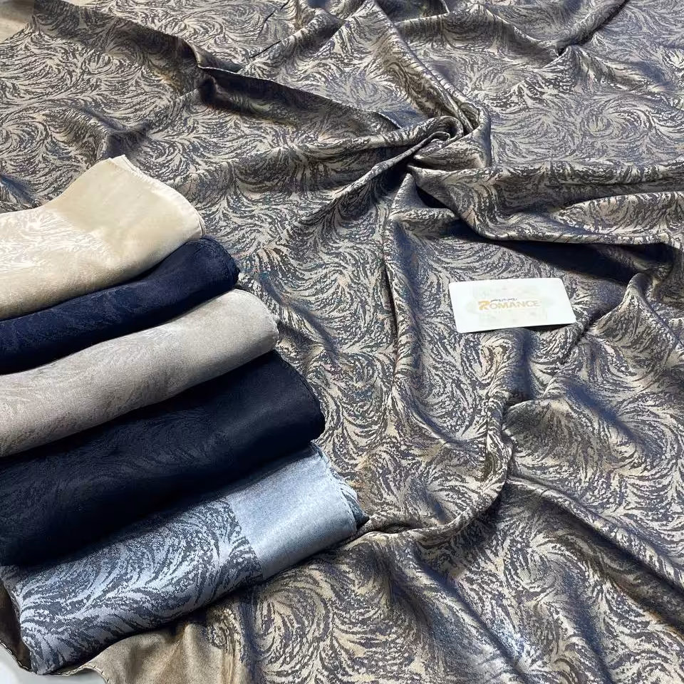 روسری نخی ژاکارد قواره130