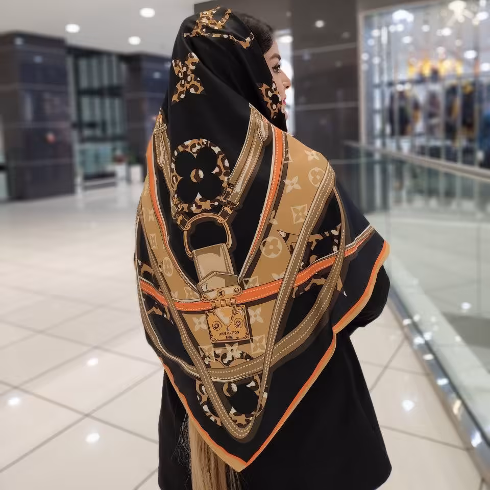 تخفیف ویژه روز مادر روسری نخی کشمیر درجه یک 1