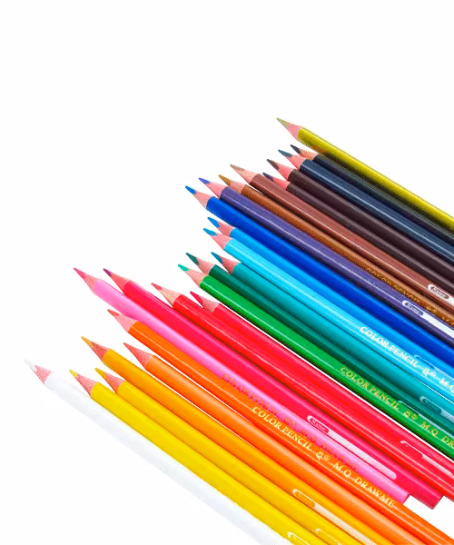 مدادرنگی مقوایی ام کیو 24 رنگ جعبه فانتزی