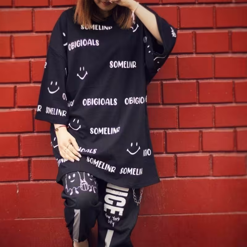 لانگ لبخند   سفید مشکی   جنس پنبه سوپر درجه یک   