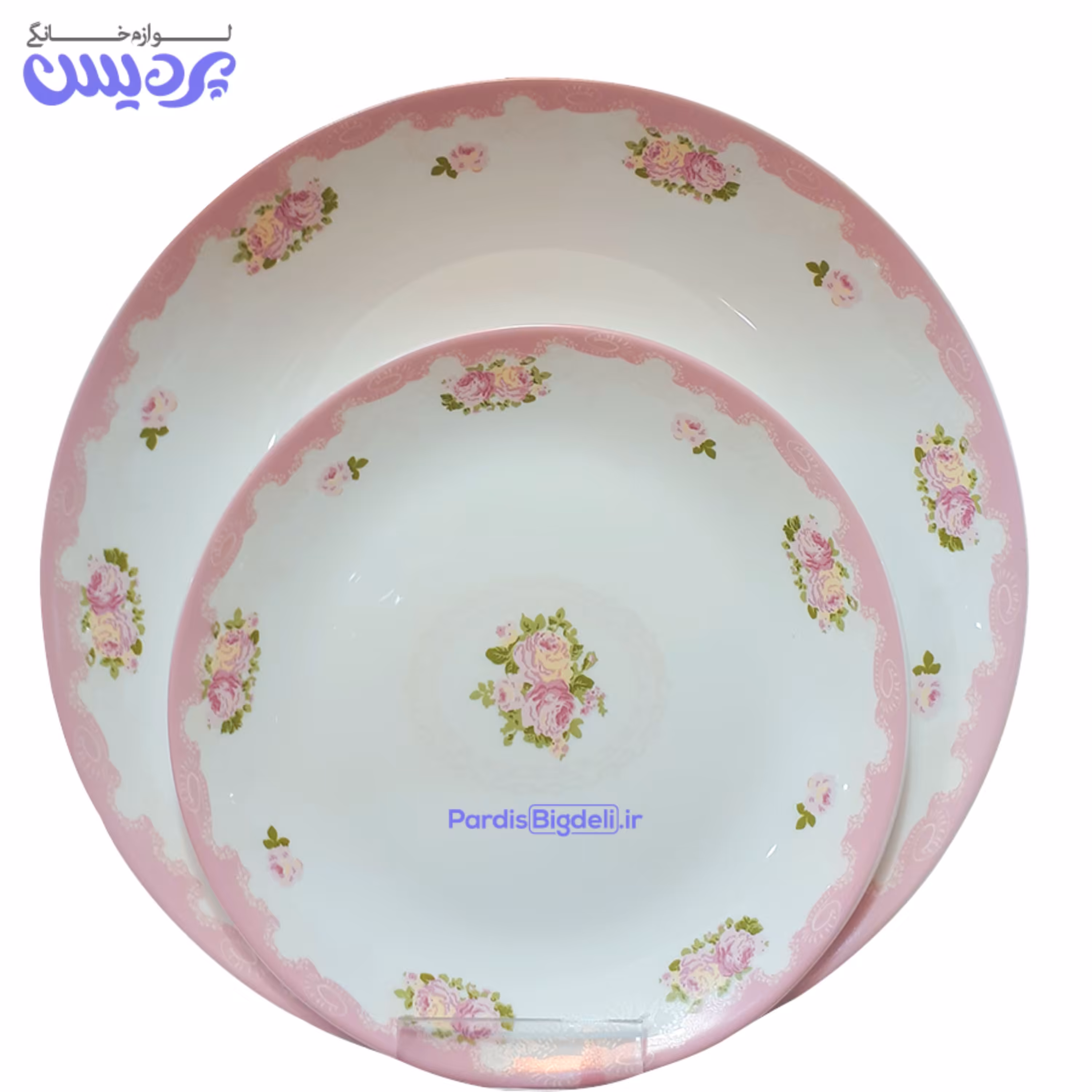 سرویس 26 پارچه آرکوپال امور صورتی گرد فرانسه و مقصود