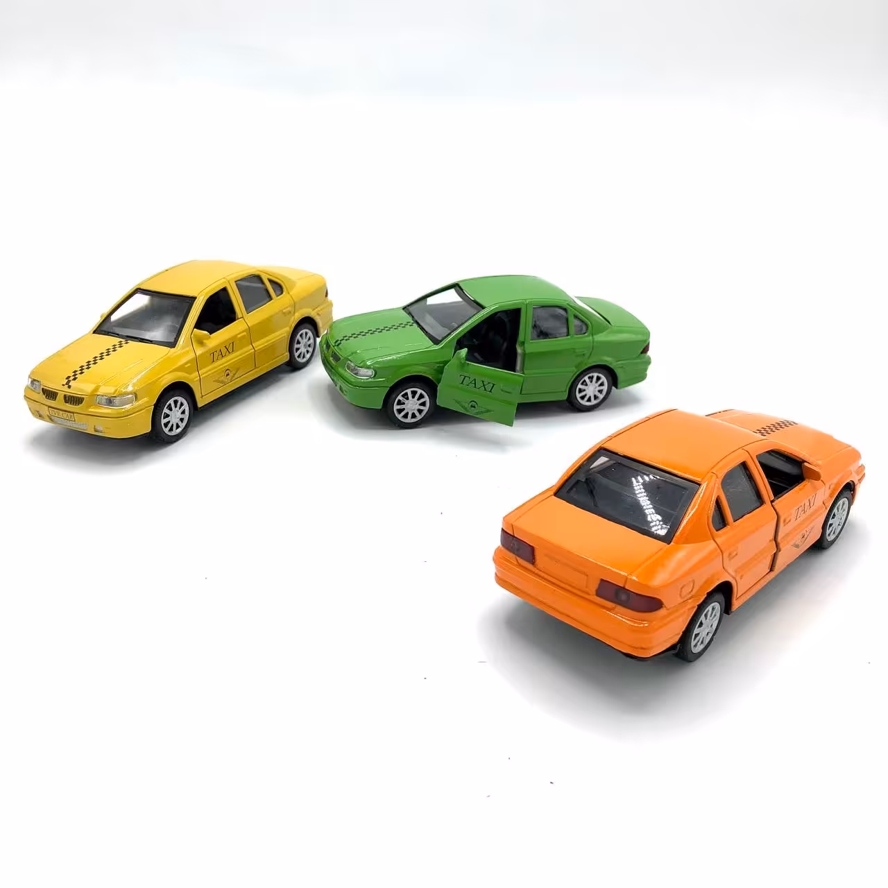 ماکت ماشین فلزی سمند تاکسی ( Taxi ) 