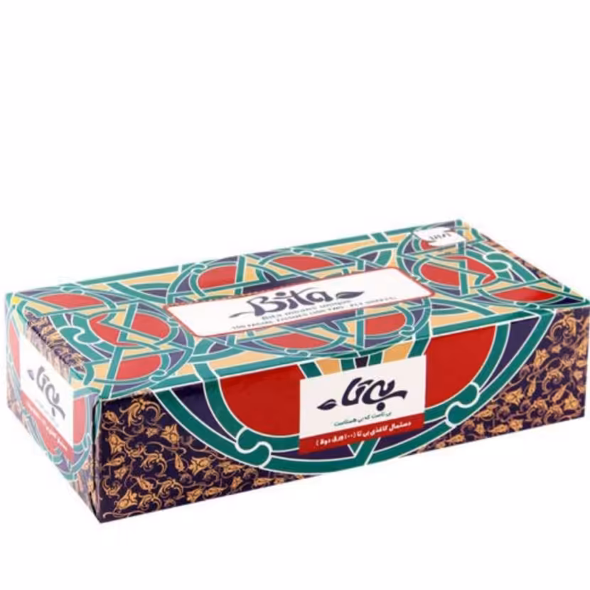 پک 2 تایی دستمال کاغذی 200 برگ بیتا