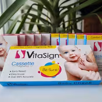 کیت تست بارداری بیبی چک پک 2 عددی ویتا ساین