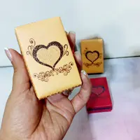 جعبه مقوایی 5 عددی گوشواره ای دوبل اکلیلی  کهن 