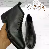 کفش نیم بوت مردانه اسپرت چرم طبیعی دست دوز(کارول) ارسال رایگان