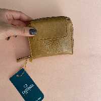کیف پول زنانه برند کادنزا رنگ نسکافه ای با جاکارتی ارسال رایگان 