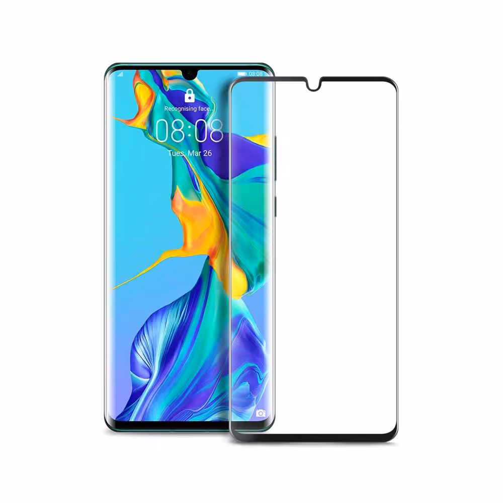 گلس محافظ تمام صفحه گوشی هواوی Huawei P30 Pro