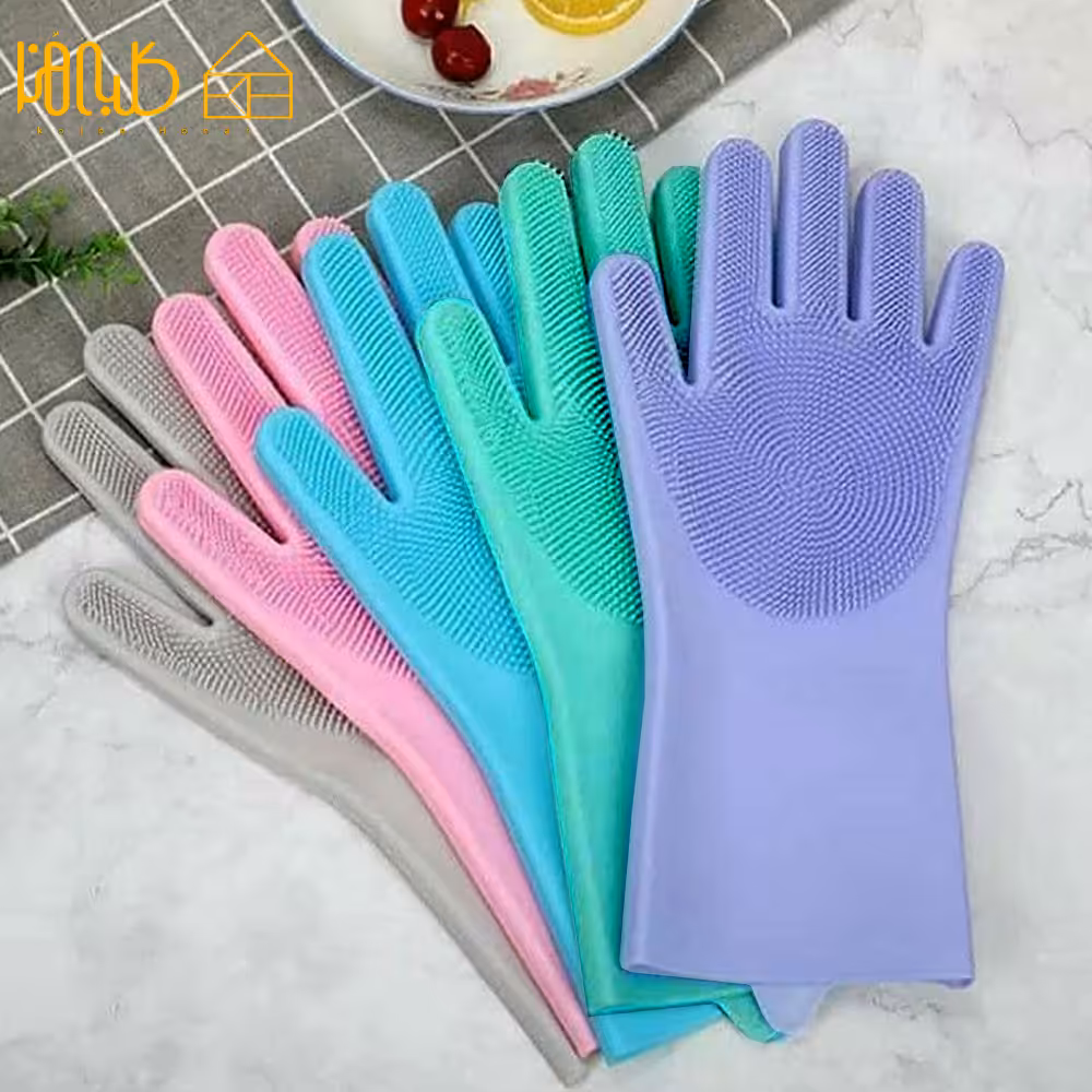 دستکش اسکاج دار سیلیکونی وارداتی