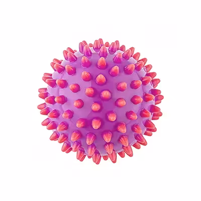 توپ بدنسازی ماساژ بال گلدن استار 7سانتیمتری Medium | بنفش/صورتی