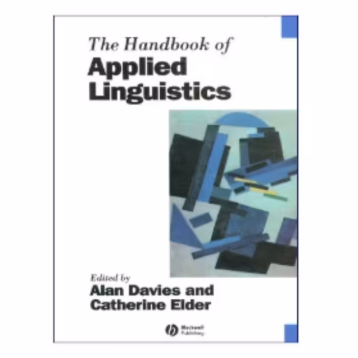 The Handbook Of Applied Linguistics کتاب