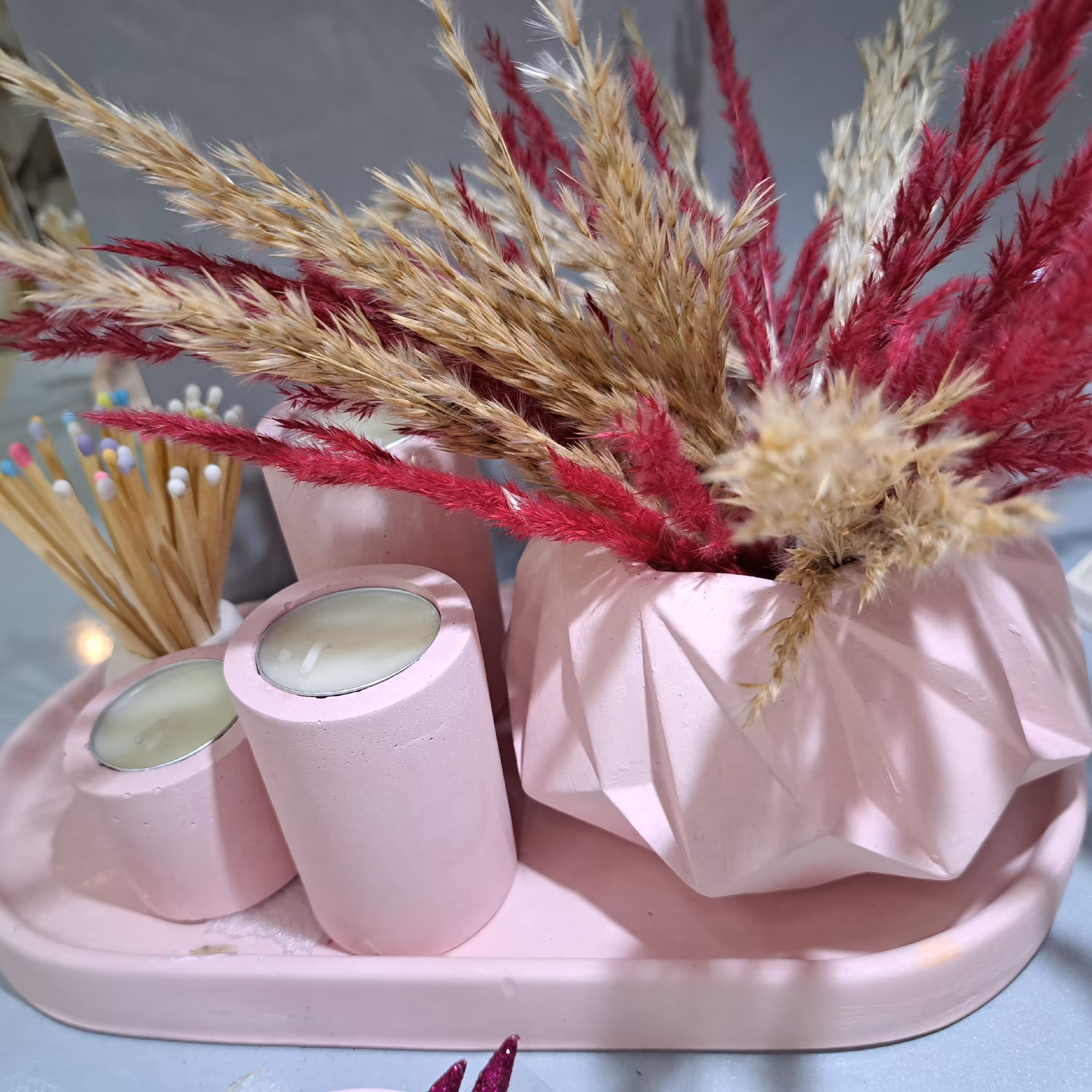 ست بتنی صورتی