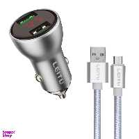 شارژر فندکی لیتو مدل LC-C20 به همراه کابل Micro USB