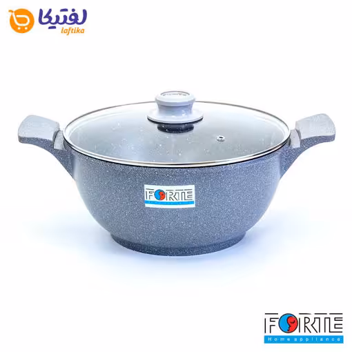 قابلمه گرانیتی فورته مدل اسکار پلاس سایز 28 طوسی گرانیتی