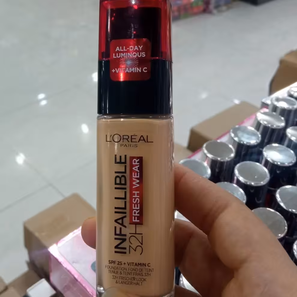 کرم پودر طبیعی اینفلیبل 32 ساعته  شماره155 طرح اصل