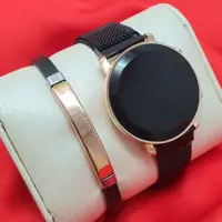 ساعت مچی مردانه و زنانه ال ای دی قاب گرد led