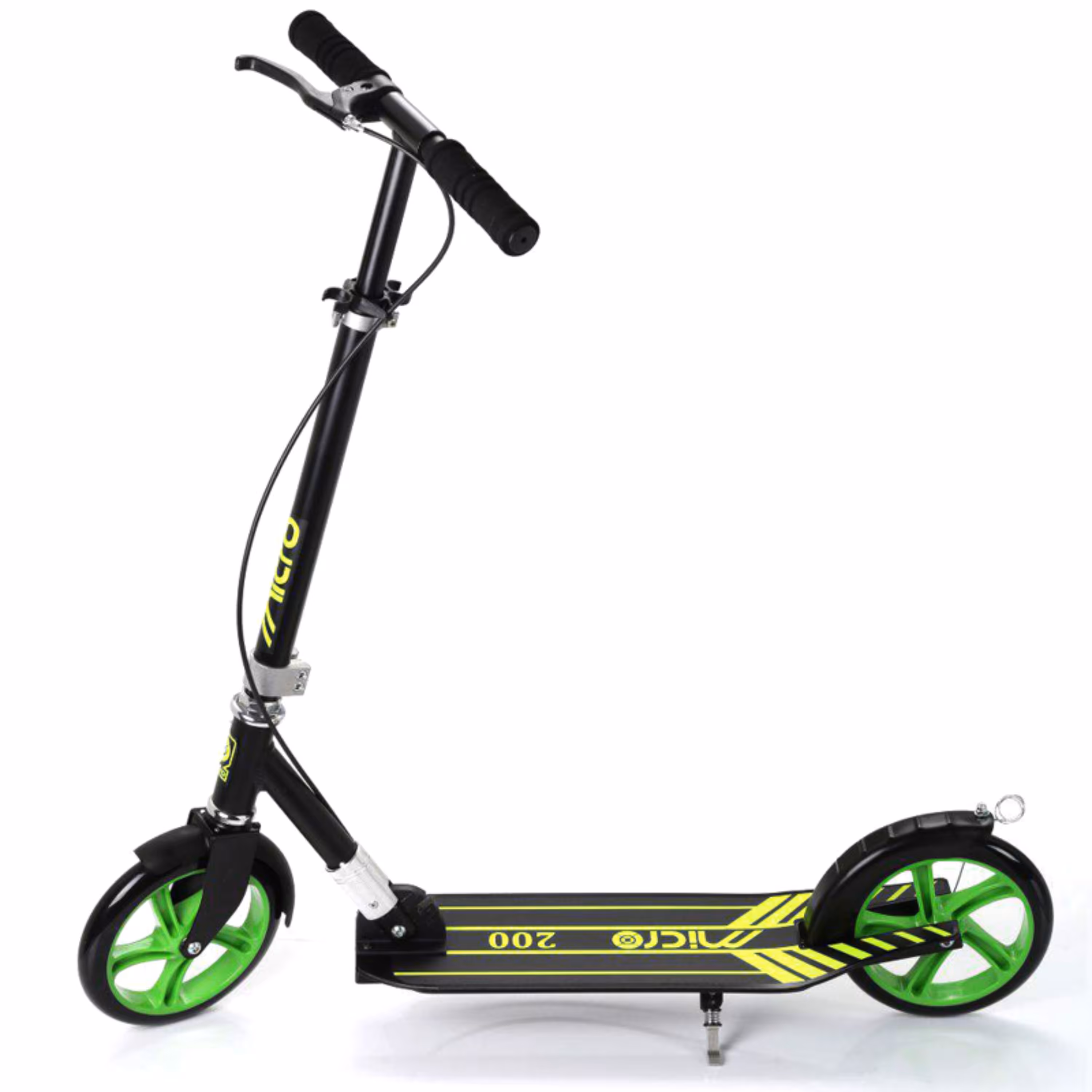 اسکوتر دو چرخ میکرو s200 ترمزدار مشکی فسفری