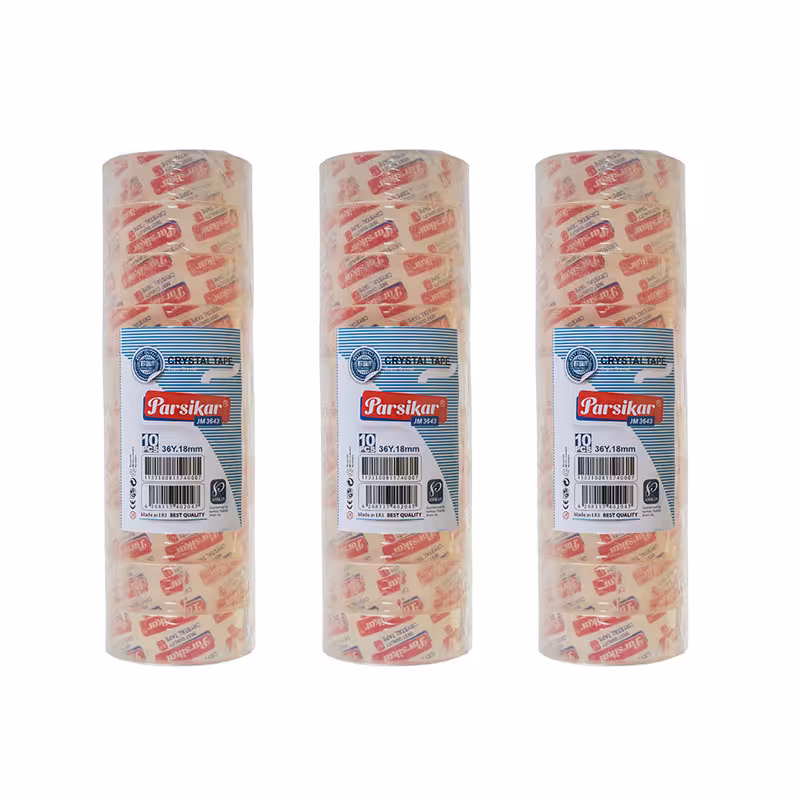 چسب نواری پارسیکار مدل JM3643 عرض 1.5سانتی متر بسته 30 عددی