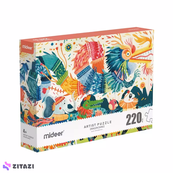 پازل 220 تکه Mideer طرح رقص اژدها