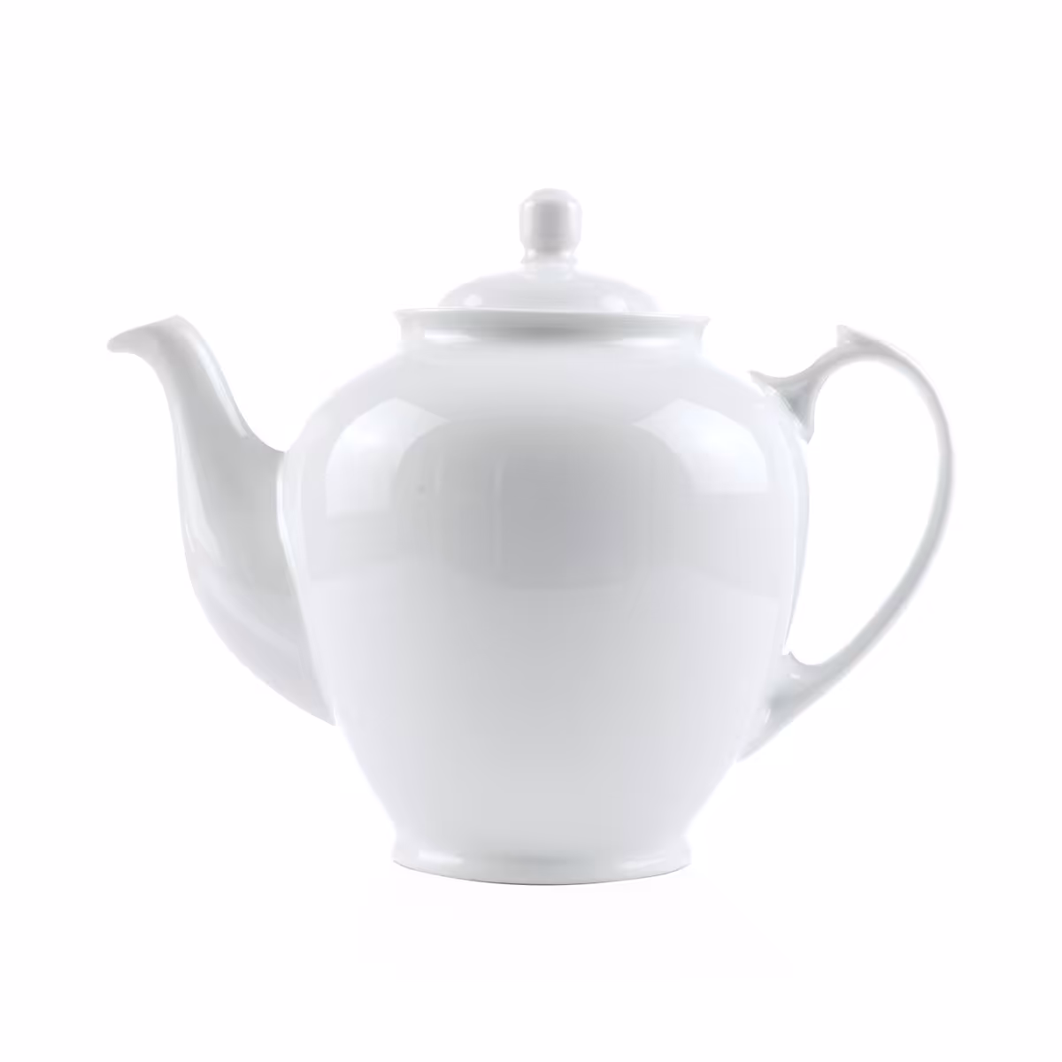 قوری هیئتی سفید چینی زرین درجه عالی