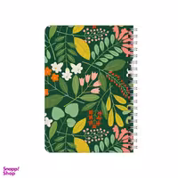 دفترچه یادداشت 80 برگ بامبیلیپ مدل چوبی طرح گل گلی کد 7149241