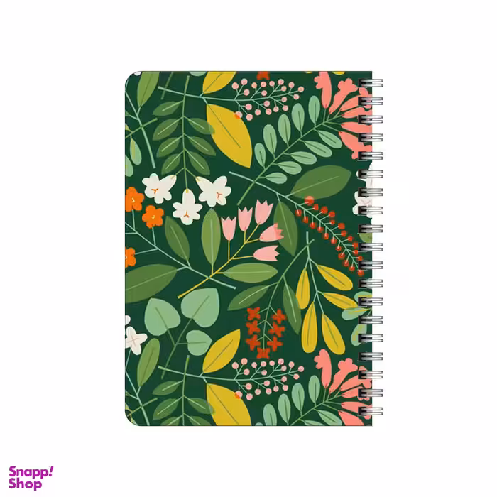 دفترچه یادداشت 80 برگ بامبیلیپ مدل چوبی طرح گل گلی کد 7149241