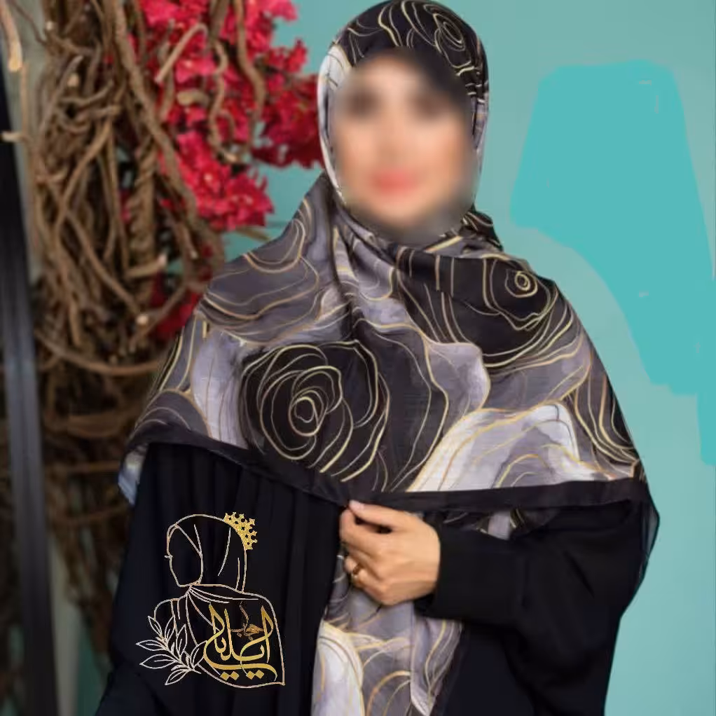 روسری نخی مجلسی  درجه 1 طرح زیبای گل رز  زرکوب   قواره 140
جنس  نخ vip درخشان