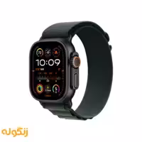 ساعت هوشمند اپل واچ مدل اولترا 2 تیتانیومی مشکی New 2024 با بند آلپاین لوپ - زنگوله