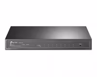 قیمت و خرید سوییچ شبکه 8 پورت PoE تی پی لینک مدل T1500G-8T | نت ران
