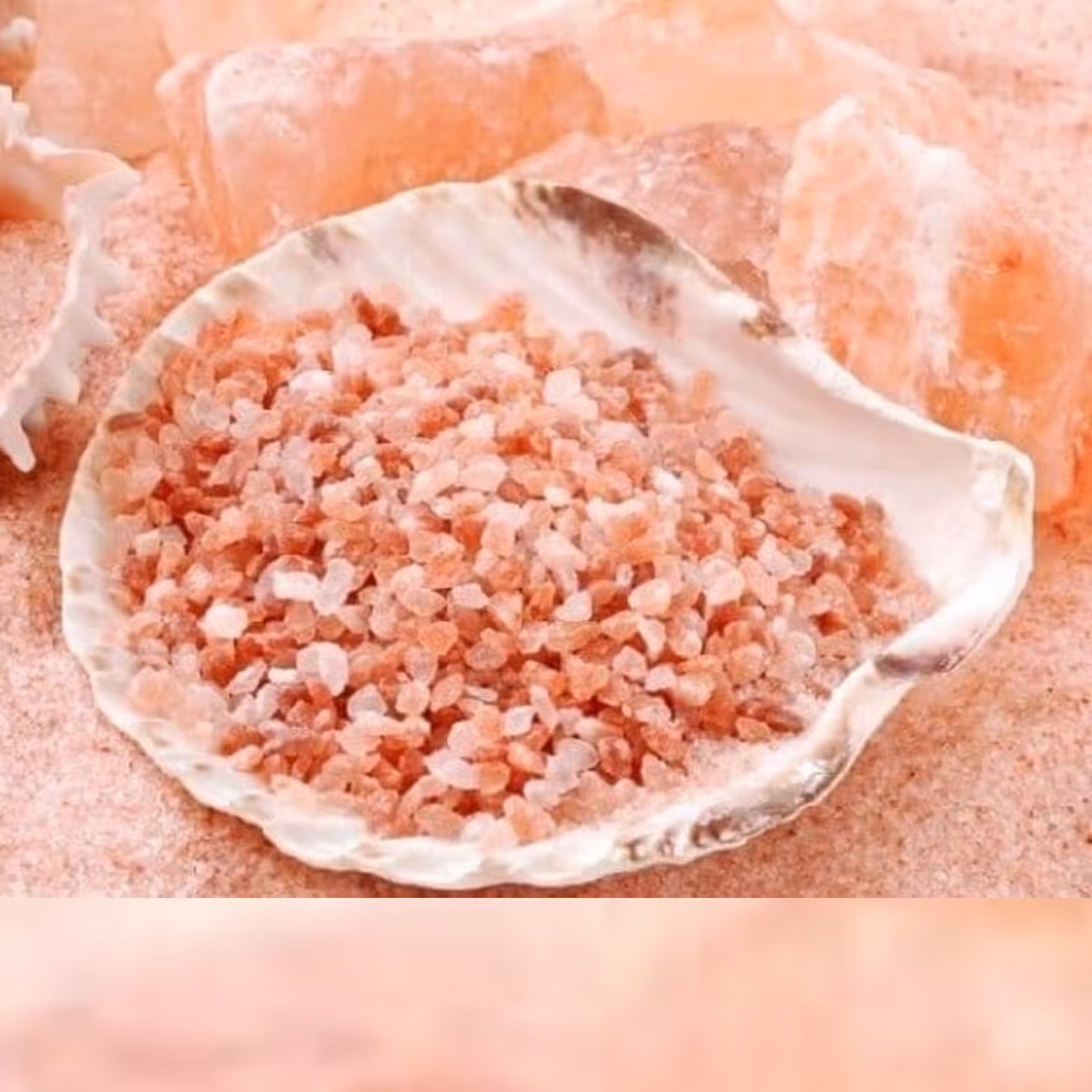نمک صورتی اصل هیمالیا 500 گرمی 