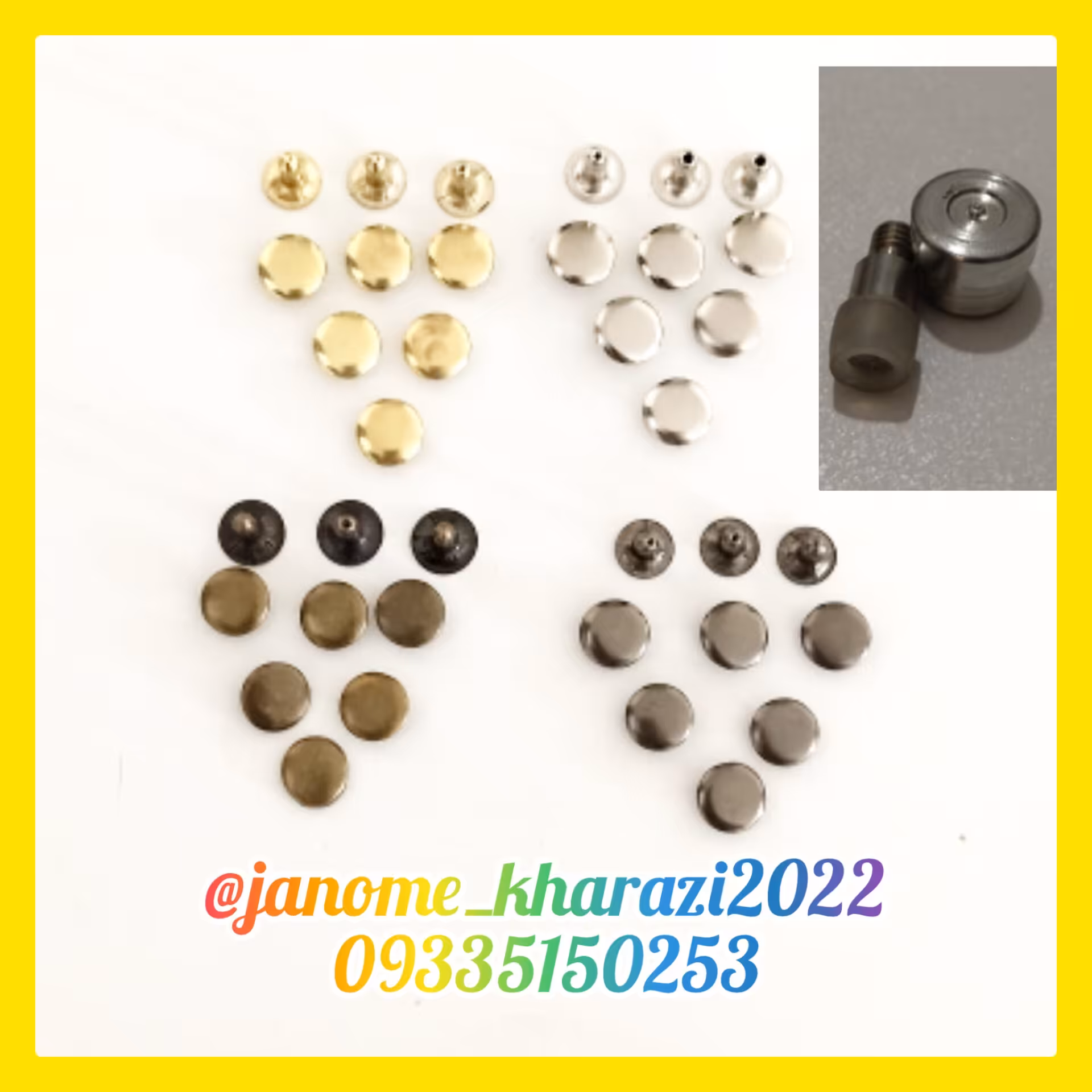 دکمه نما سایز 9 میلی بسته 30عددی