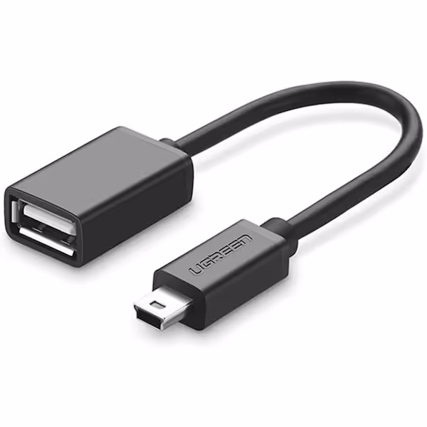 تبدیل Mini USB-OTG به USB 2.0 A یوگرین کد 10383