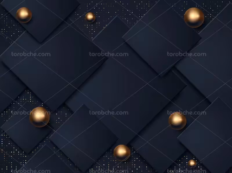 وکتور بک گراند طلایی و مشکی | گرافیک با طعم تربچه