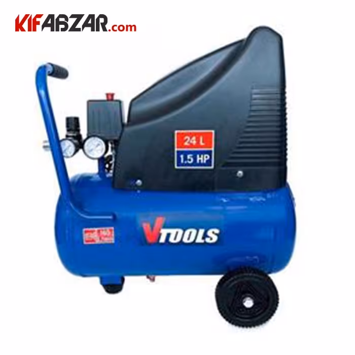 کمپرسور باد 24 لیتری وی تولز