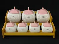 پاسماوری جا ادویه ساینادرب خاکستری(استند دار)چوبی 2 تیکه