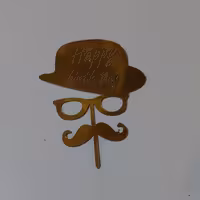 تاپر پدر تاپر مرد عینک و سبیل