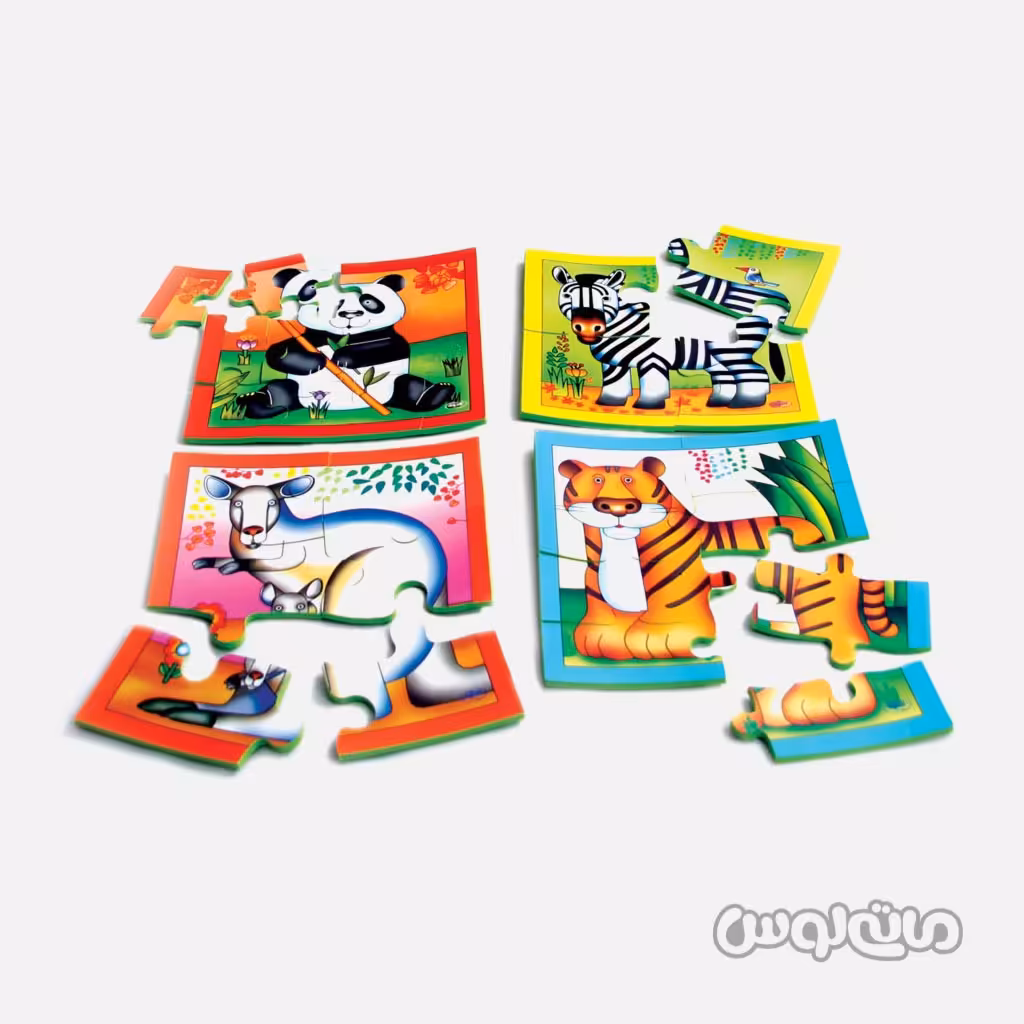 پازل پله ای طبیعت حیوانات بیشه گلدونه

